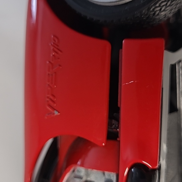 Vintage burago dodge viper Gts rt/10 couple red gear  diecast model  Italy - Picture 8 of 9